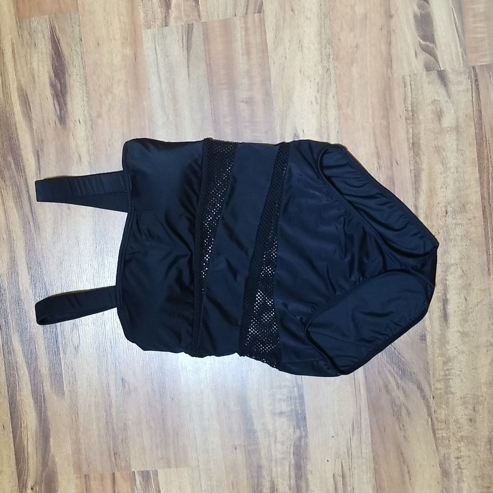 Cute mesh cutout swimsuit size 12